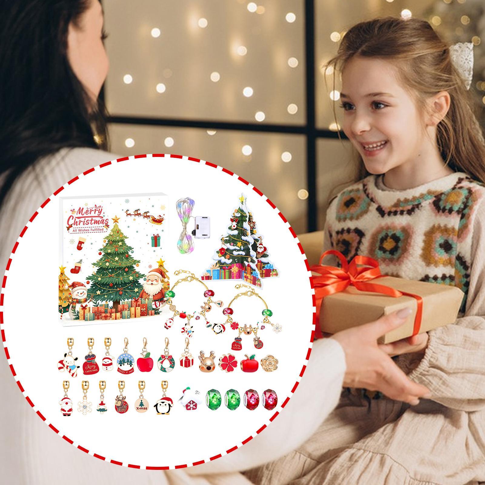 Jewelry Making Kits For Kids - Calendar Advent Charm Christmas Countdown Calendar