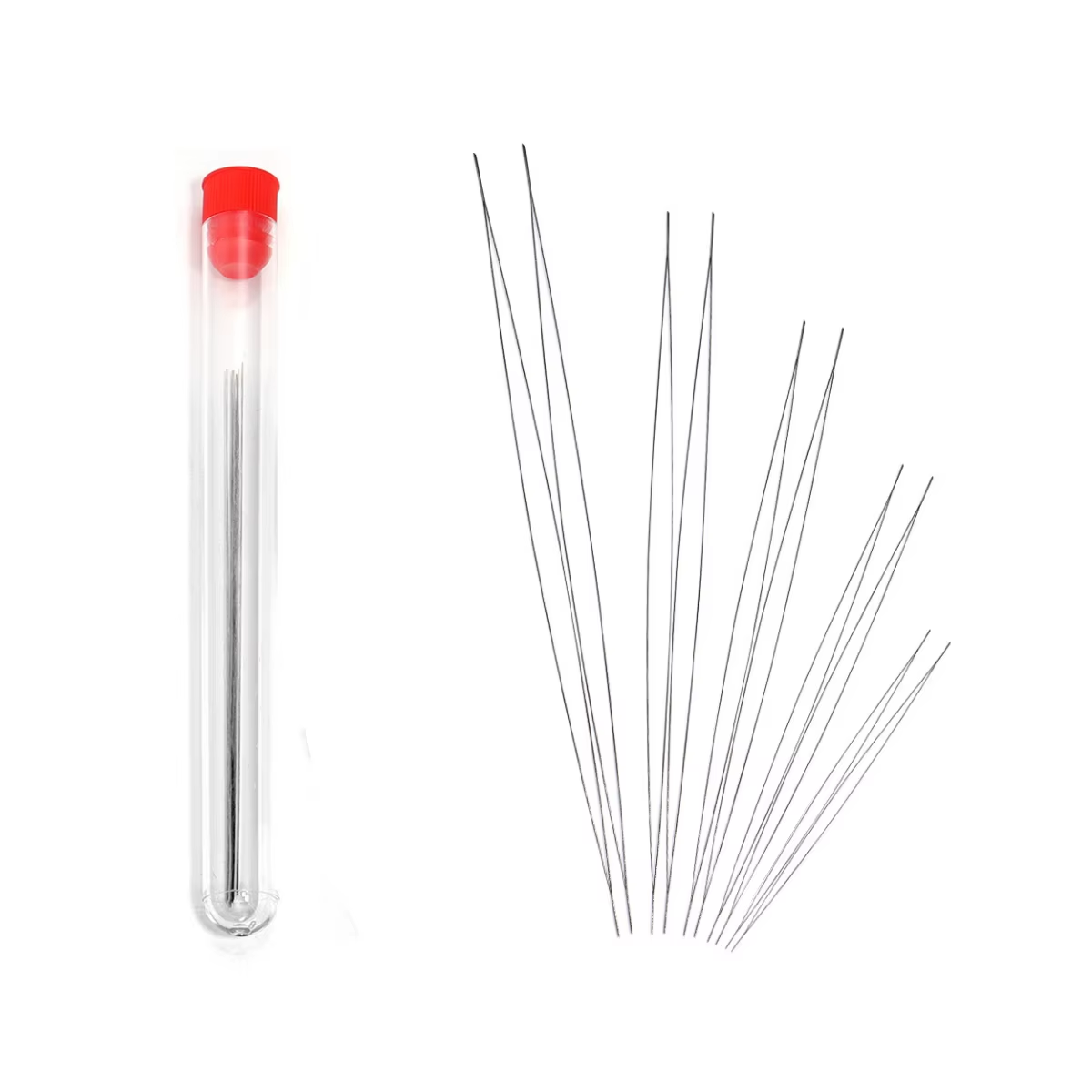 Jewelry Making Education - 10Pcs Open Beading Needles Set, 5