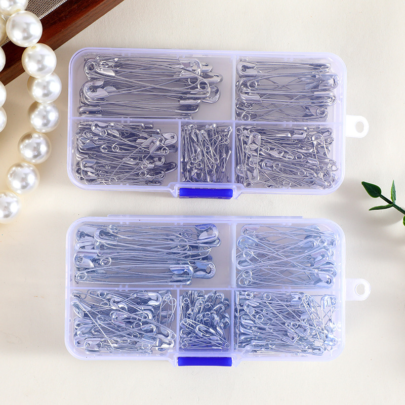 Silver Safety Pins Kit With St - Jewelry Making Education recension och pris
