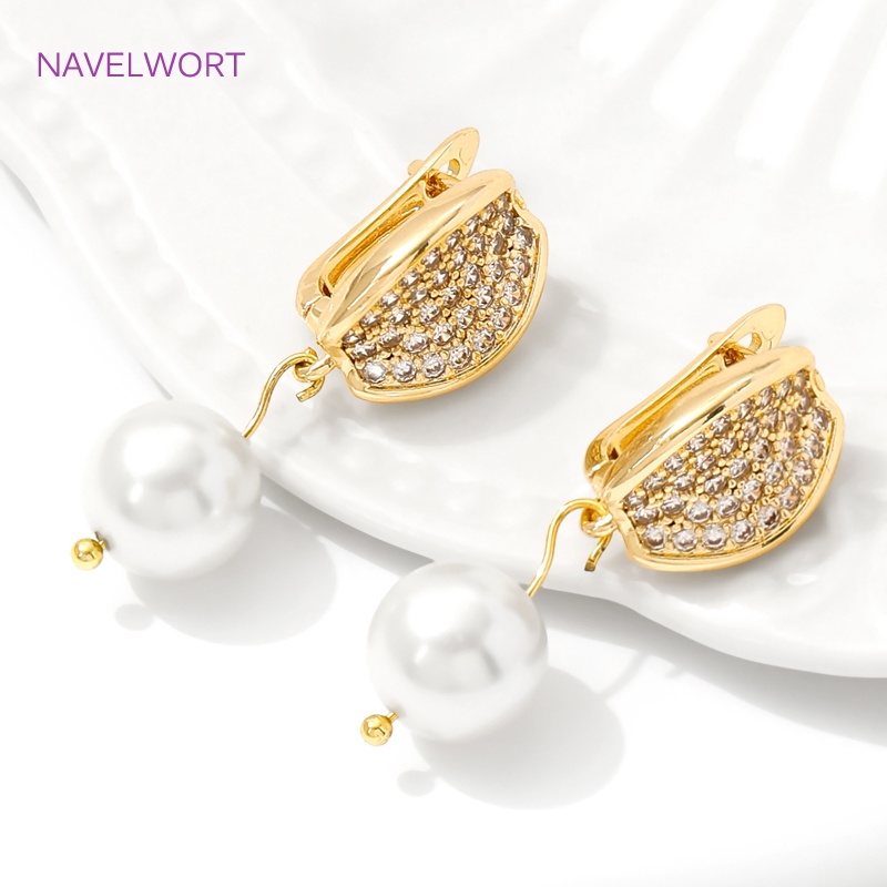 18K Gold Plated Brass Earwires - Jewelry Making Pieces recension och pris