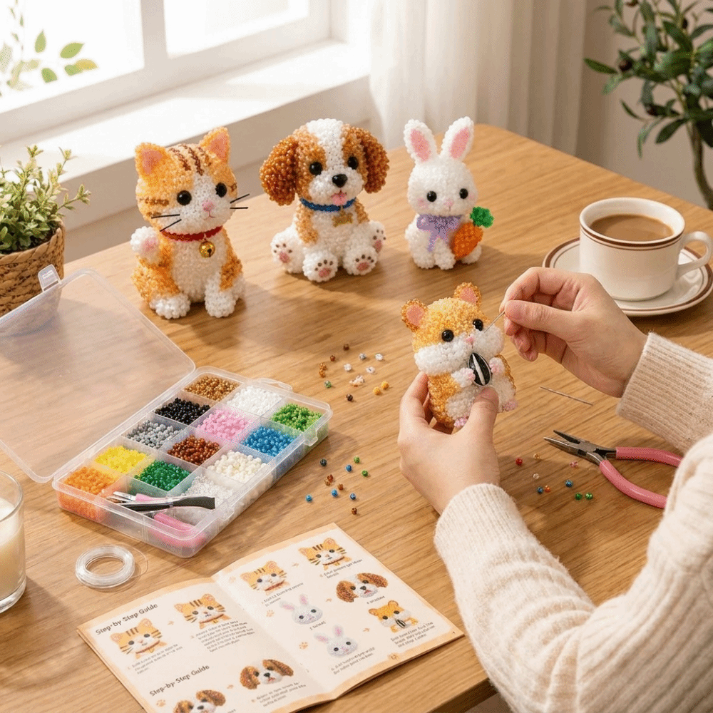 Handmade DIY Animal Bead Embro - Jewelry Making Education recension och pris