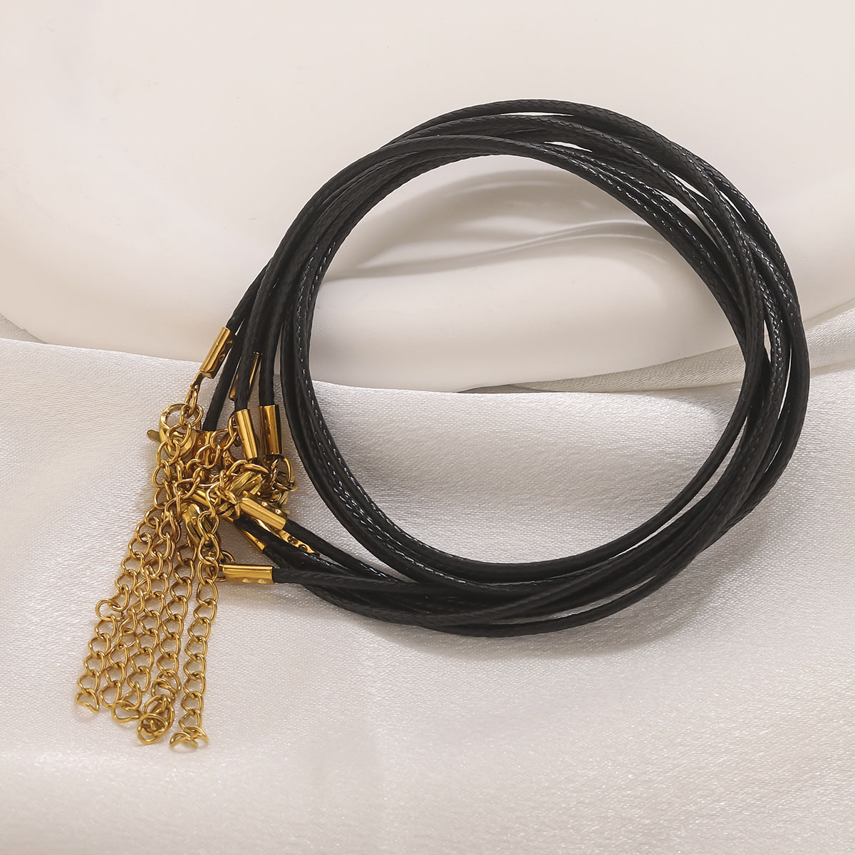 5pcs Leather Cord Necklace Wit - Jewelry Making Wax recension och pris
