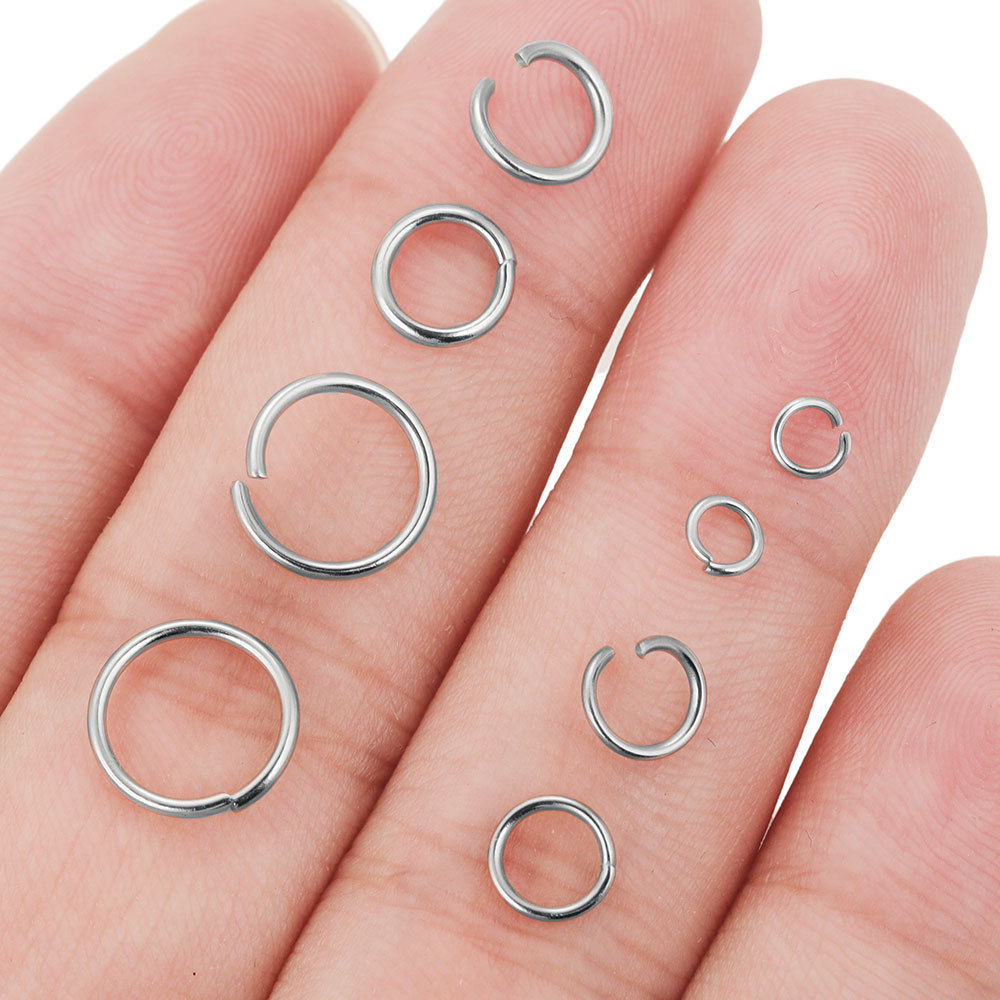 1200pcs Stainless Steel Jump R - Jewelry Making Closed Jump Rings recension och pris