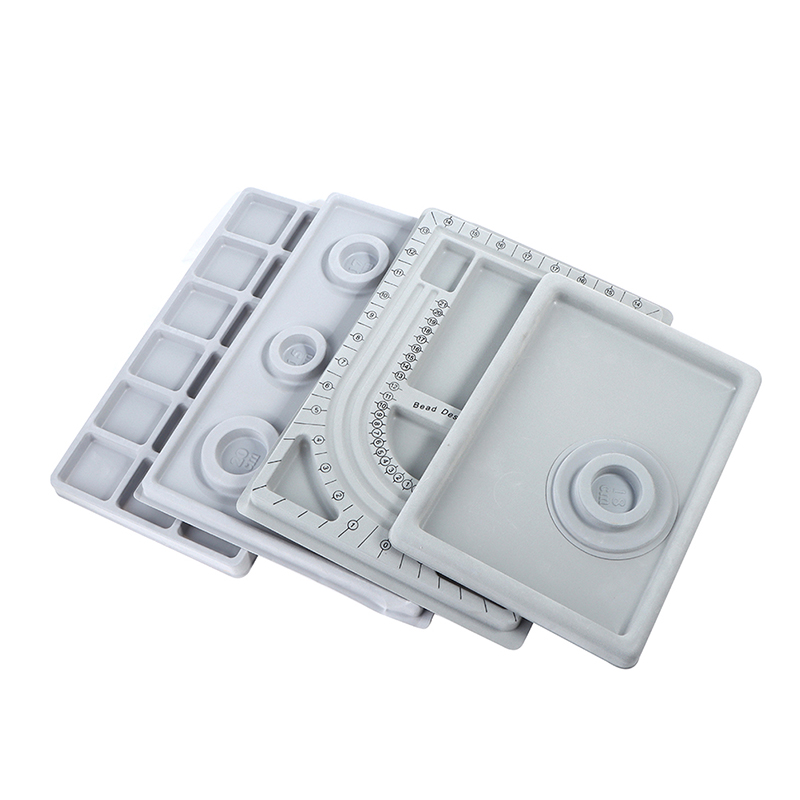Gray Flocked Bead Board Bracel - Jewelry Making Education recension och pris