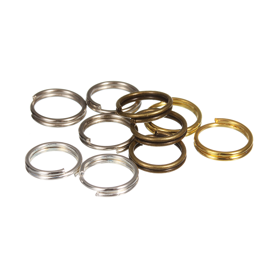 50-200pcs 4-20mm Metal Open Ju - Jewelry Making Closed Jump Rings recension och pris