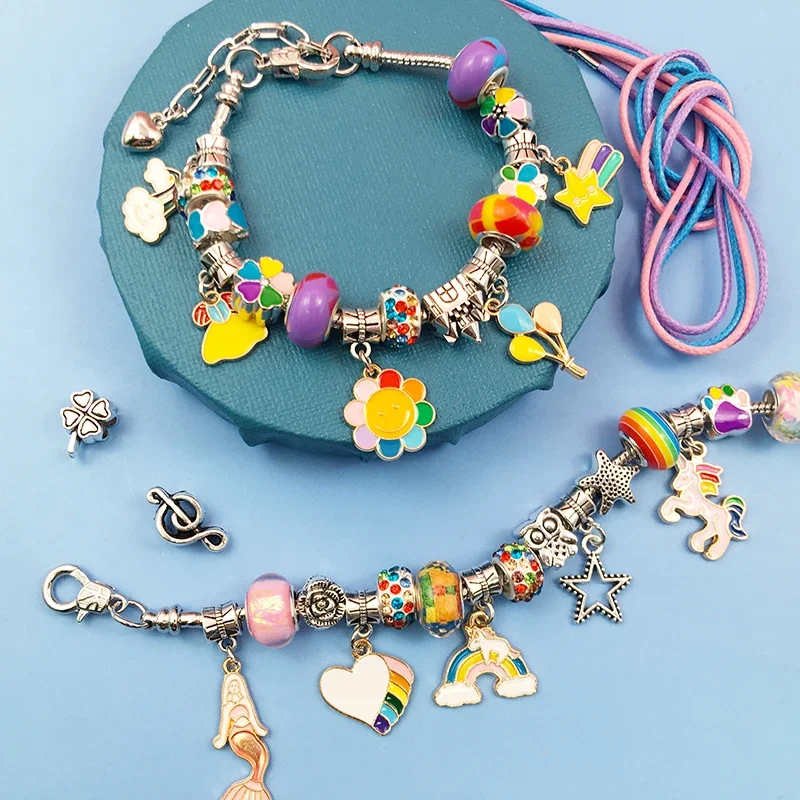 Charm Bracelet Making Kit for  - Jewelry Making Kits For Kids recension och pris