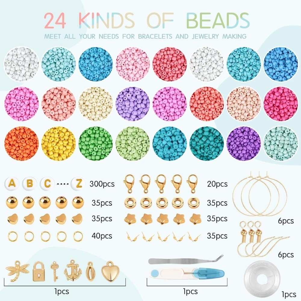 28+2Grid Jewelry Making DIY Br - Jewelry Making Kits For Kids recension och pris