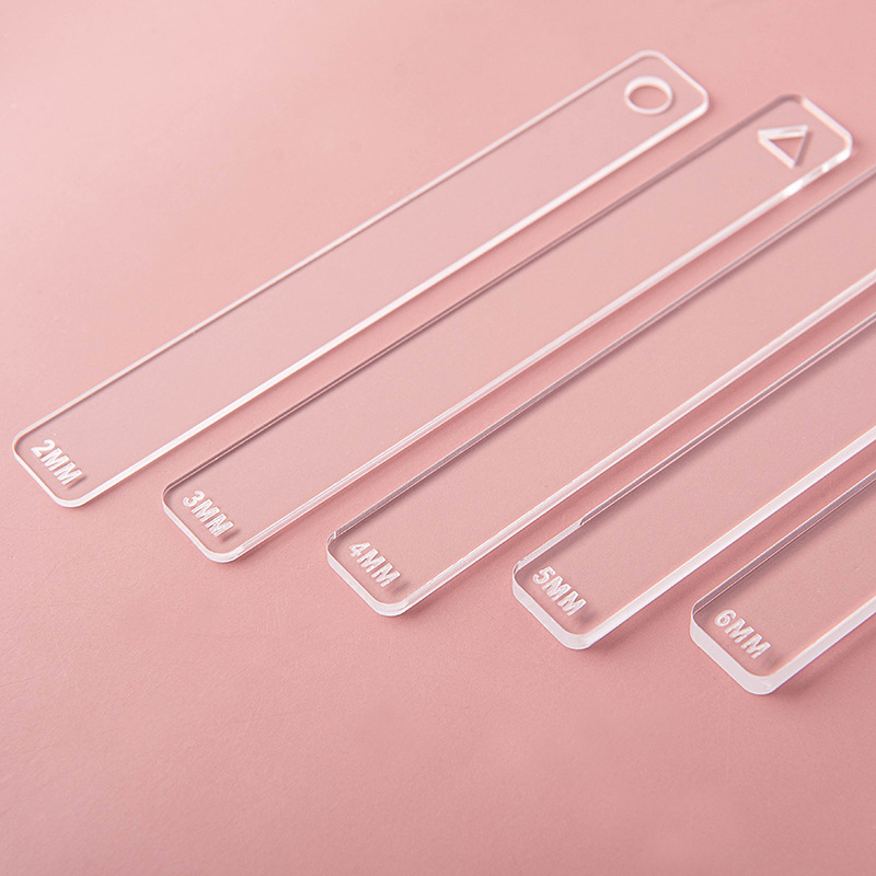 10Pc/Set Clay Ruler Acrylic So - Jewelry Making Guide recension och pris