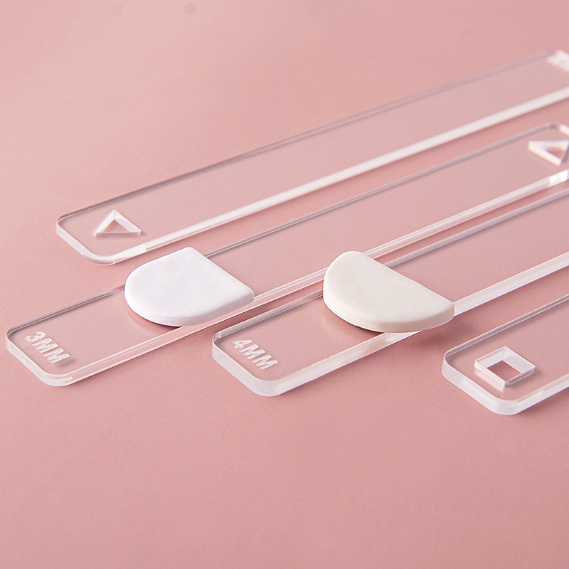 10Pc/Set Clay Ruler Acrylic So - Jewelry Making Guide recension och pris