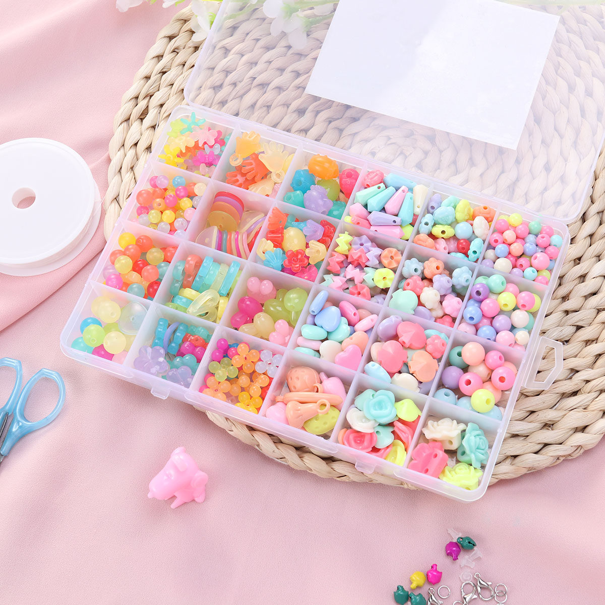 520Pcs DIY Beads Set for Jewel - Jewelry Making Kits For Kids recension och pris
