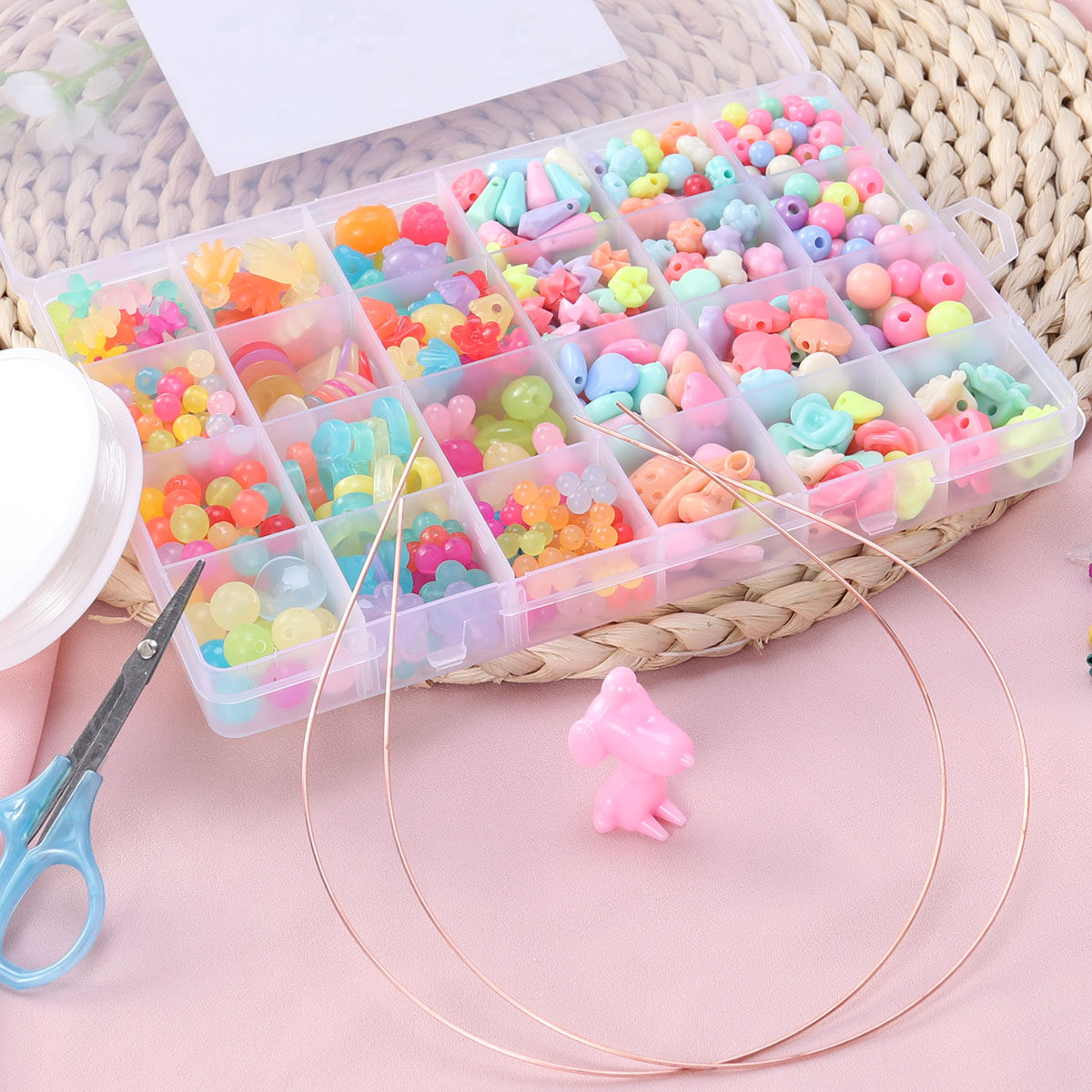 520Pcs DIY Beads Set for Jewel - Jewelry Making Kits For Kids recension och pris