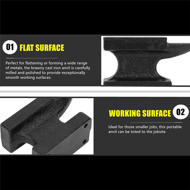 J1UL1N Rugged Cast Anvil Iron  - Jewelry Making Anvil recension och pris