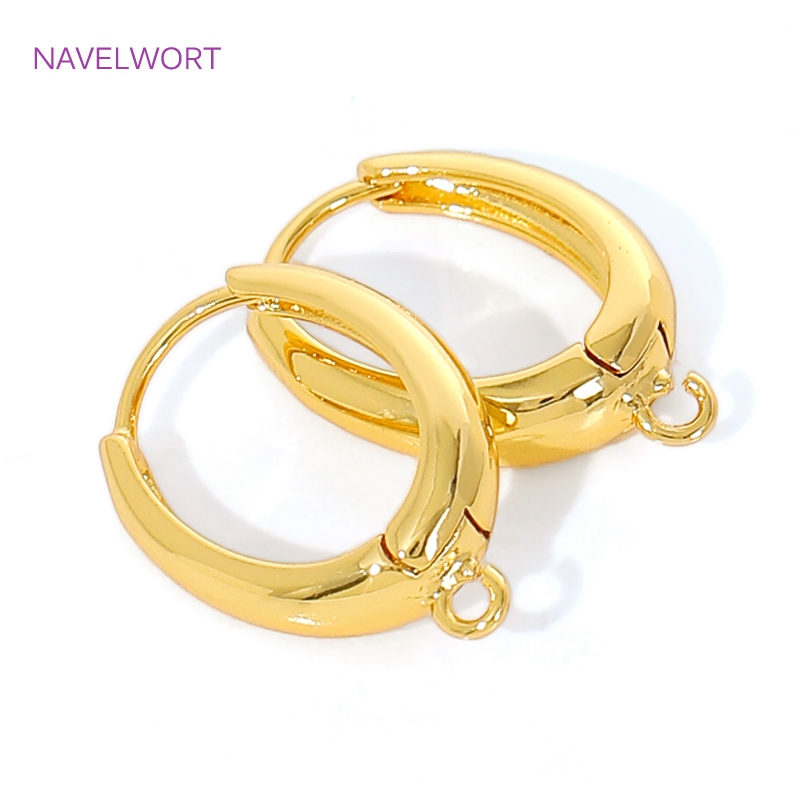 18K Gold Plated Brass Earwires - Jewelry Making Set recension och pris
