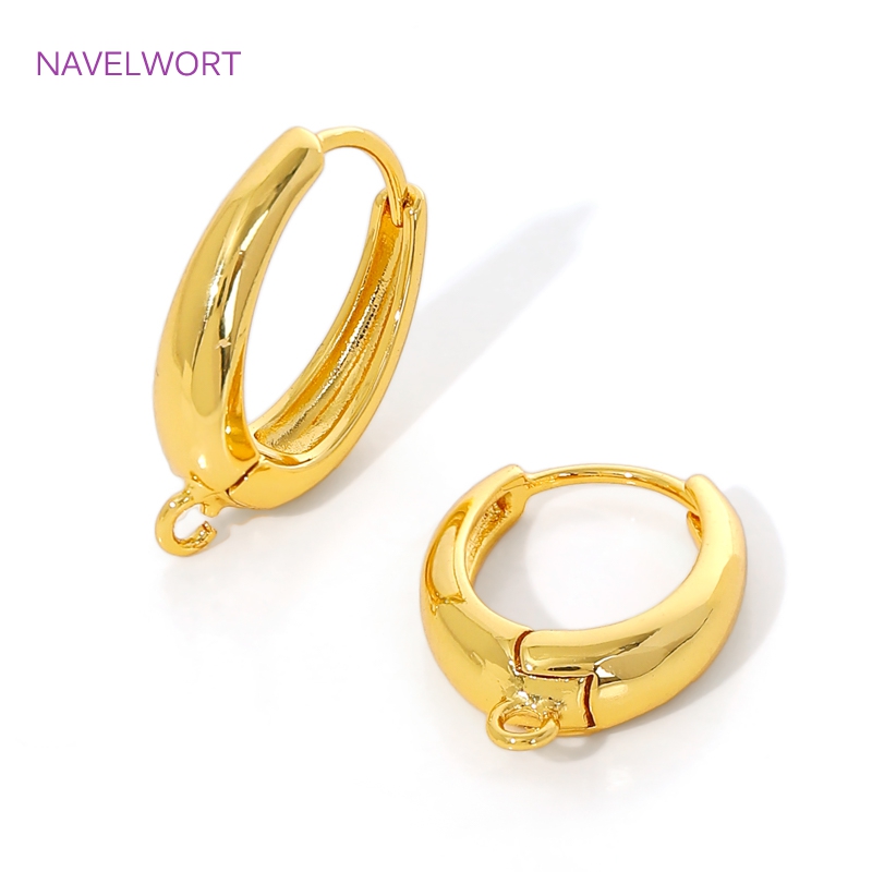 18K Gold Plated Brass Earwires - Jewelry Making Set recension och pris