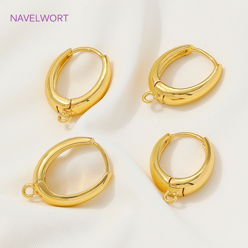 18K Gold Plated Brass Earwires - Jewelry Making Set recension och pris