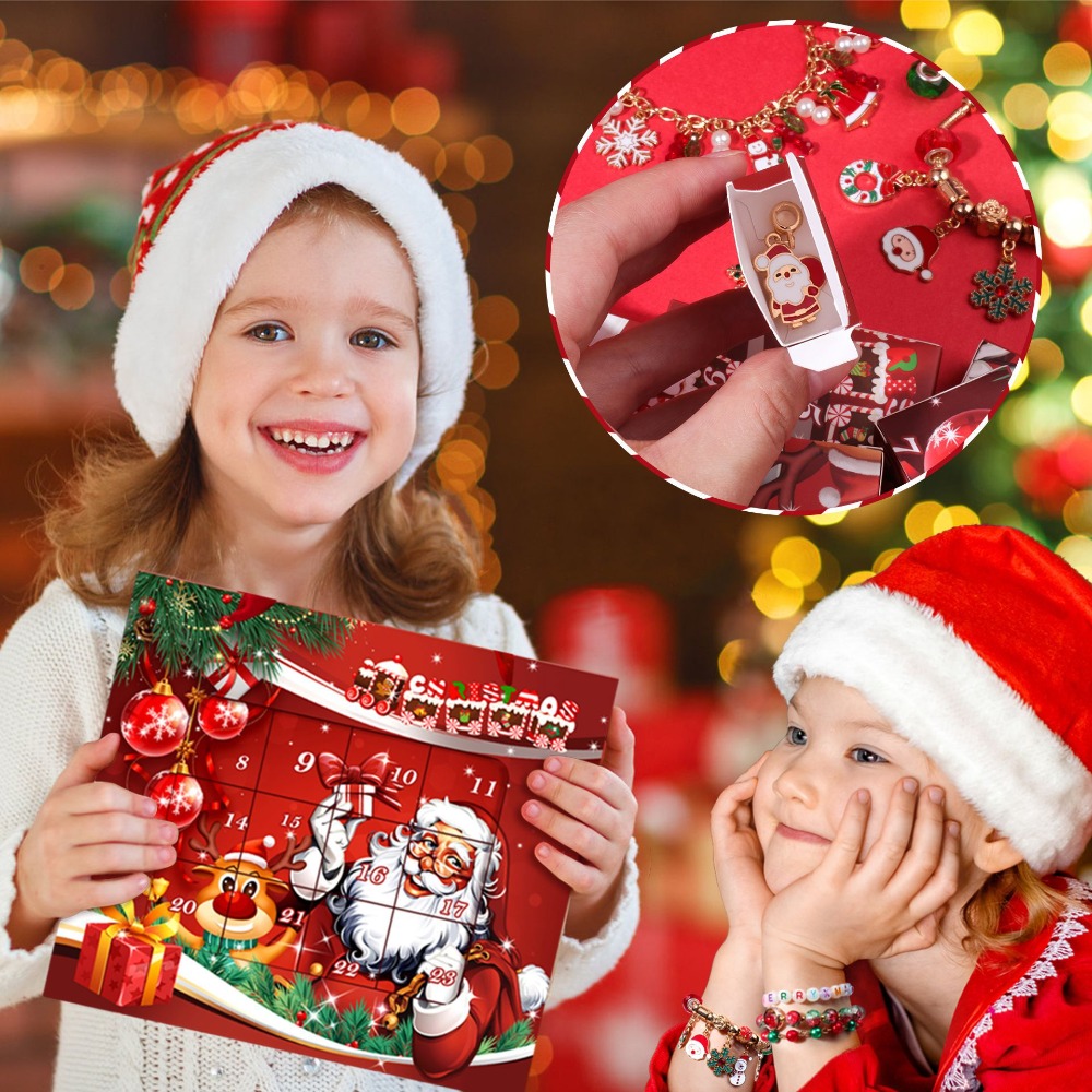 Christmas Advent Calendar Char - Jewelry Making Kits For Kids recension och pris