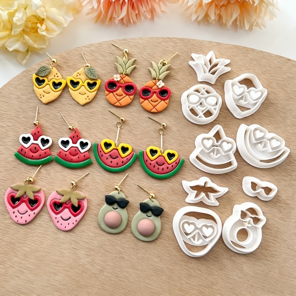 9Pcs Summer Cute Tropical Frui - Jewelry Making Hand Tools recension och pris