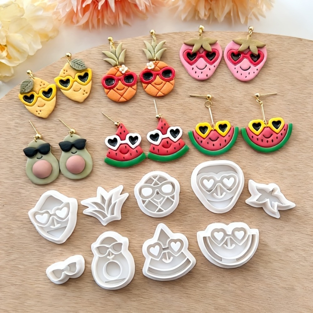 9Pcs Summer Cute Tropical Frui - Jewelry Making Hand Tools recension och pris