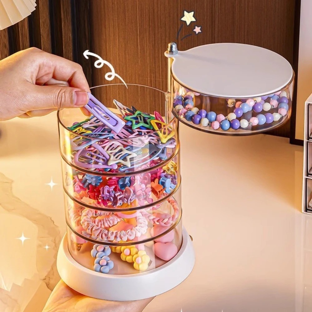 360 Rotating Clear Hair Access - Jewelry Making Box recension och pris