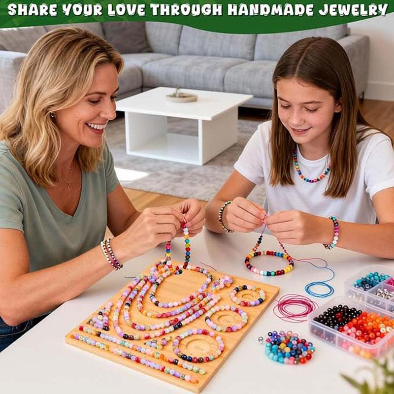 Bamboo Bead Board Bracelet Nec - Jewelry Making Education recension och pris