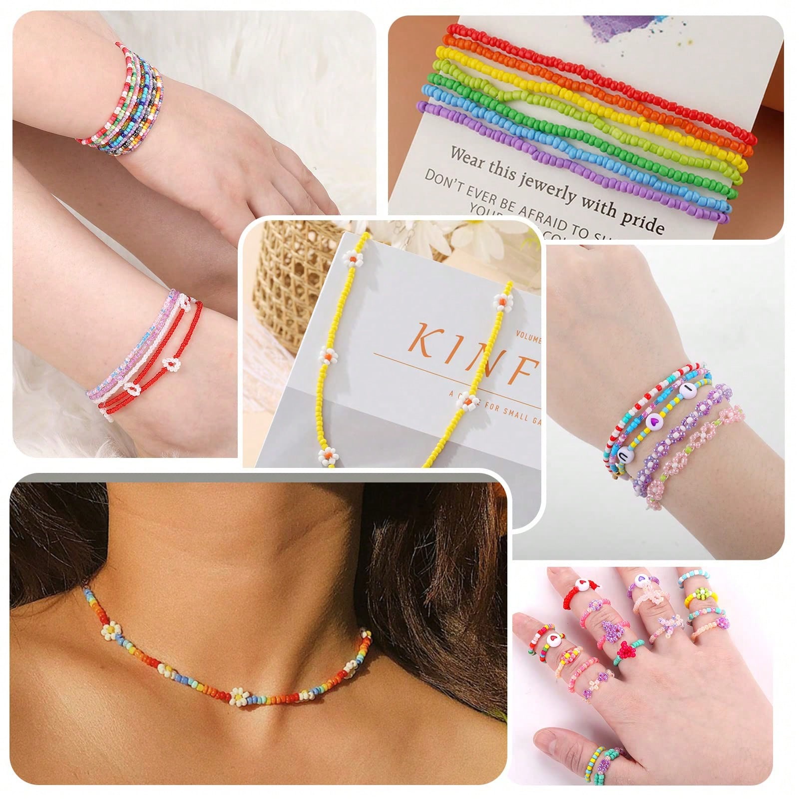 5760pcs 24 Grid Box 3mm Seed B - Jewelry Making Kits For Kids recension och pris