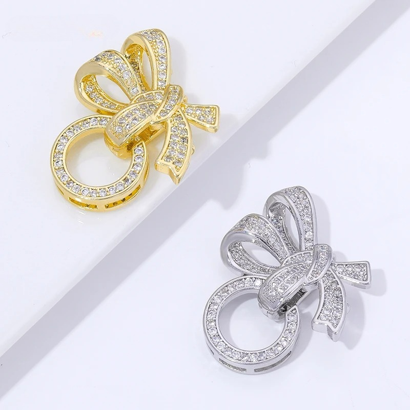 18K Gold Plated Pearl Clasps C - Jewelry Making Equipment recension och pris