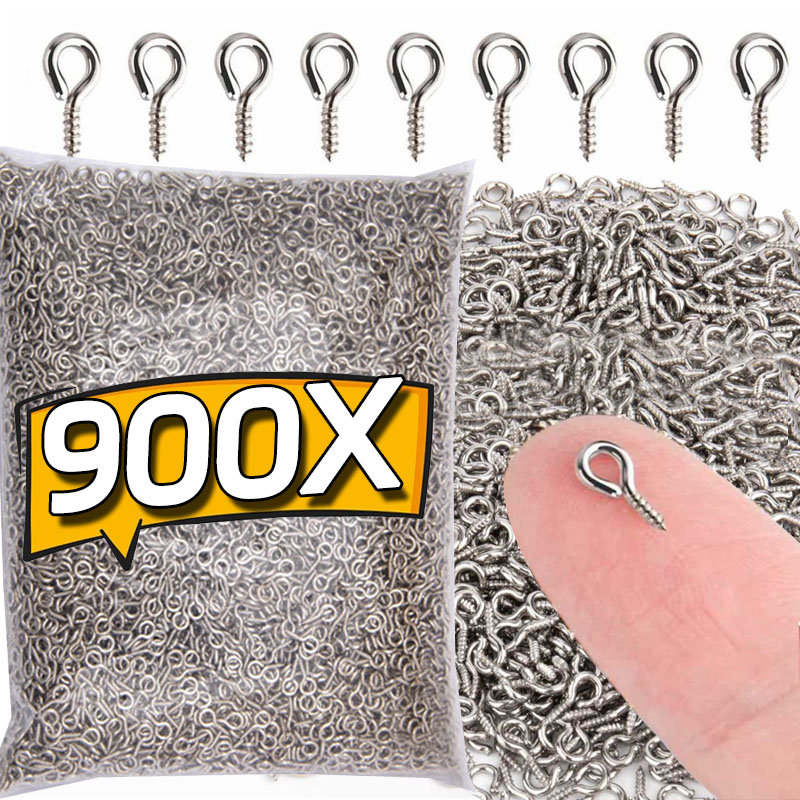 8/10mm Mini Screw Eye Pins Met - Jewelry Making Jig recension och pris