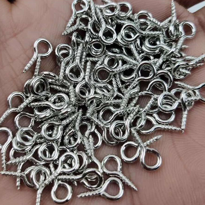 8/10mm Mini Screw Eye Pins Met - Jewelry Making Jig recension och pris