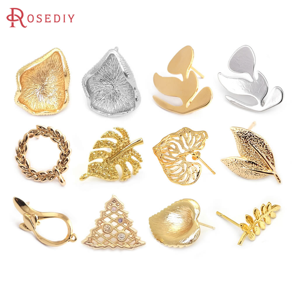 18K Gold Color Brass Lotus Lea - Jewelry Making Set recension och pris