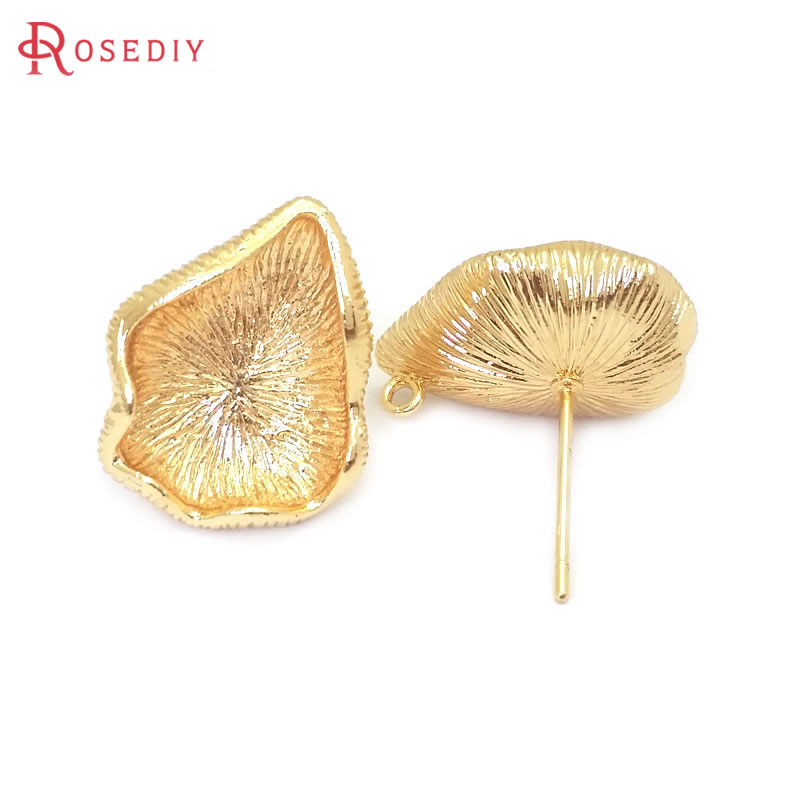18K Gold Color Brass Lotus Lea - Jewelry Making Set recension och pris