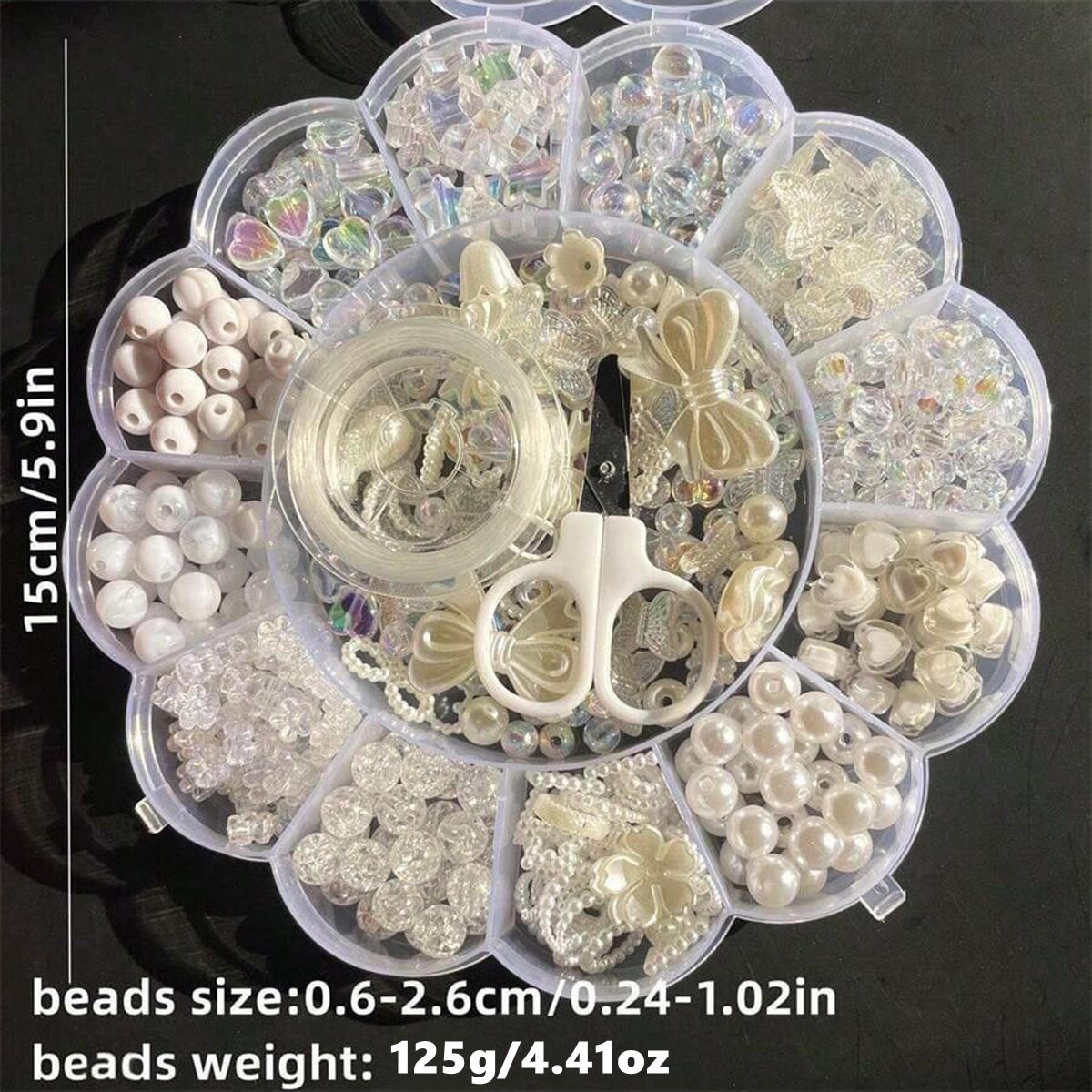 2Set/1Set 13 Grids Acrylic Flo - Jewelry Making Box recension och pris
