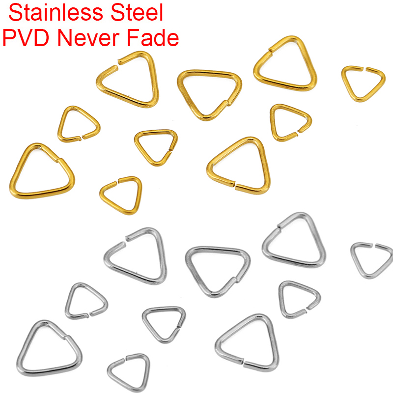 50pcs 5mm 8mm Stainless Steel  - Jewelry Making Closed Jump Rings recension och pris