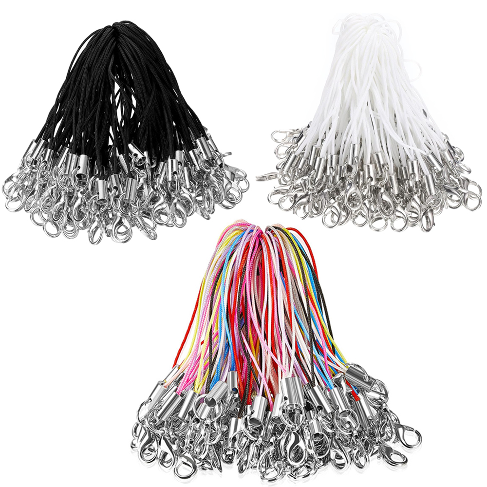 50/100Pcs Black White Strap Ch - Jewelry Making Equipment recension och pris