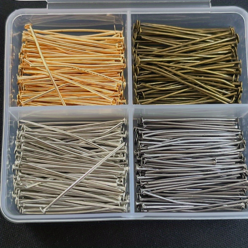 400pcs Mixed Iron Head Pins 30 - Jewelry Making Jig recension och pris