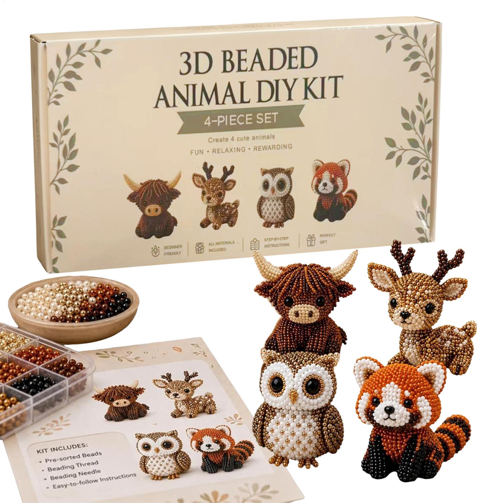DIY 3D Beaded Animal Kit Handm - Jewelry Making Kits For Kids recension och pris