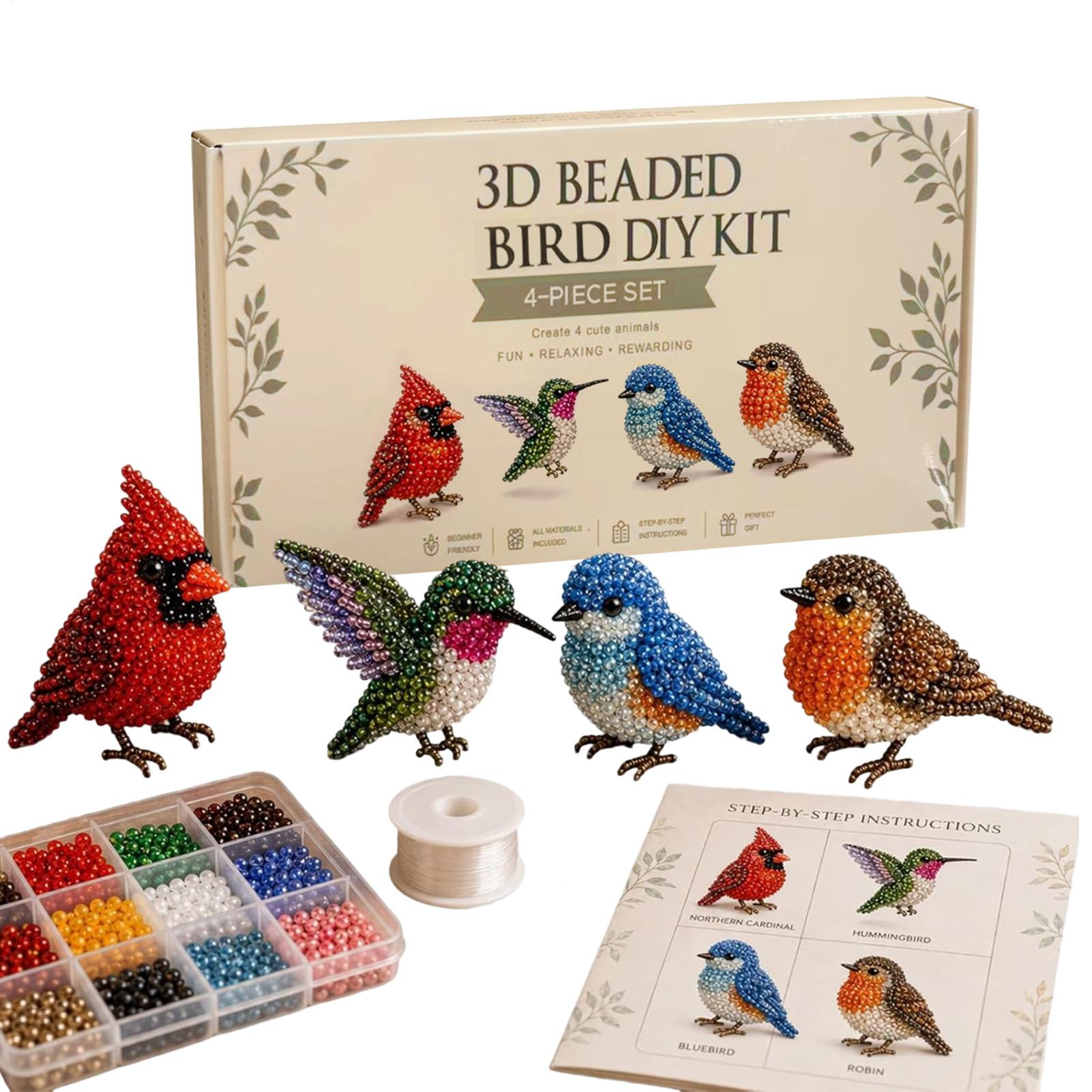 DIY 3D Beaded Animal Kit Handm - Jewelry Making Kits For Kids recension och pris