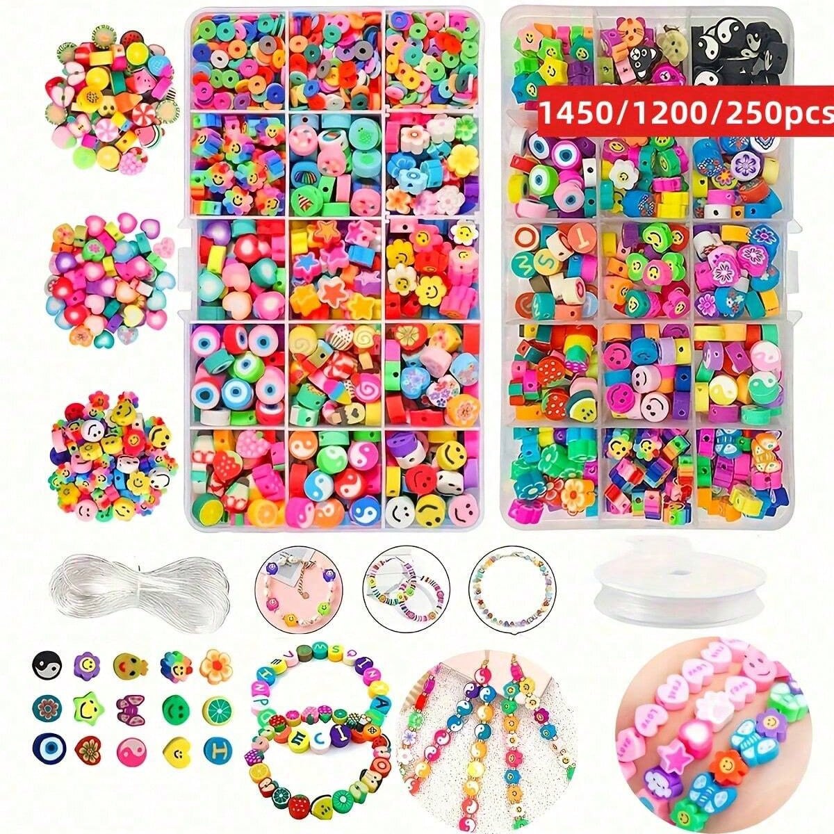 1450/1200/250pcs Polymer Clay  - Jewelry Making Box recension och pris