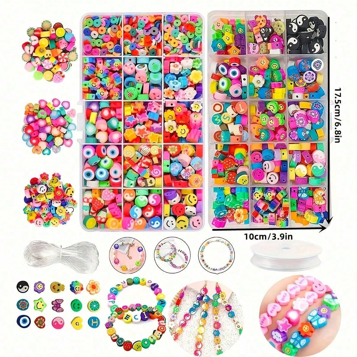 1450/1200/250pcs Polymer Clay  - Jewelry Making Box recension och pris