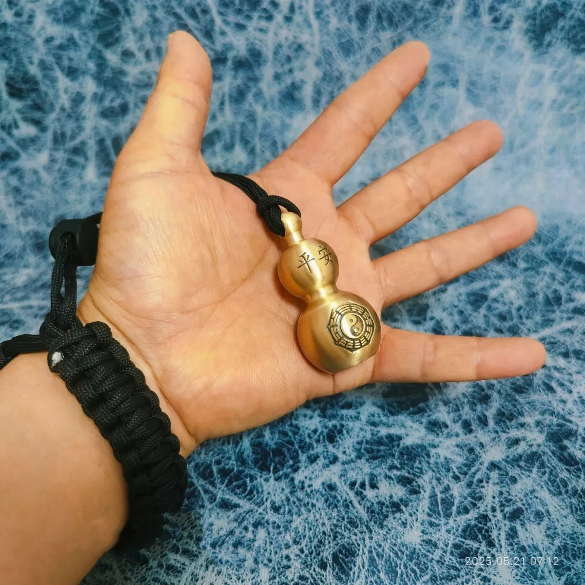 Gourd Bracelet Brass Self Defe - Jewelry Making Hand Tools recension och pris