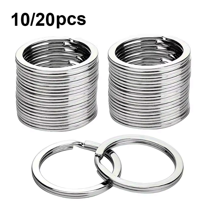 10pcs 20pcs 15-50mm Metal Doub - Jewelry Making Closed Jump Rings recension och pris