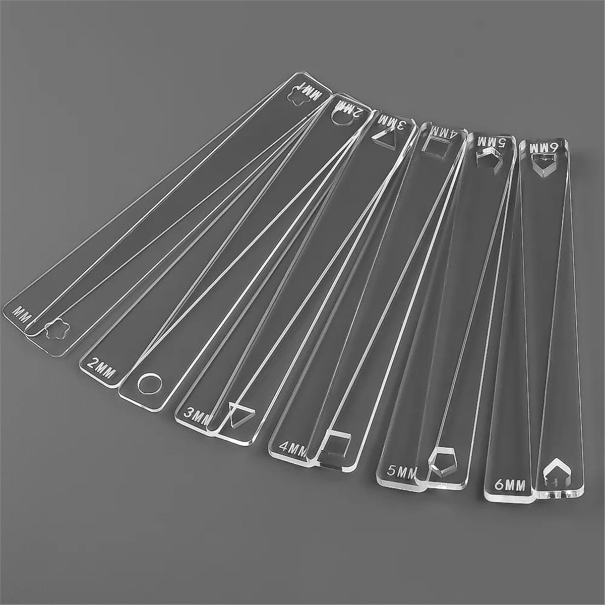 PROMOTION~ 12Pcs 6 Sizes Acryl - Jewelry Making Guide recension och pris