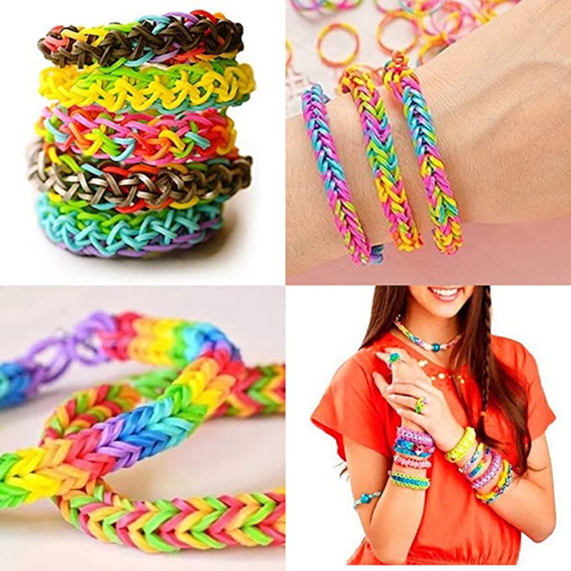 600 pieces Colorful Rubber Ban - Jewelry Making Hand Tools recension och pris