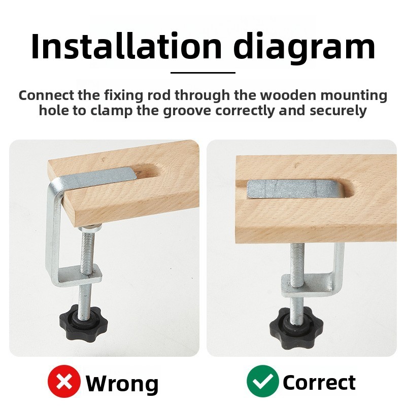 Clamp Type Wooden Clamp, Fixed - Jewelry Making Anvil recension och pris