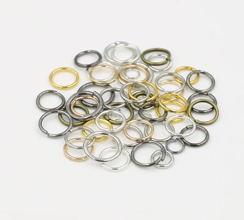 200pcs 3/4/5/6/7/8/10/12mm Met - Jewelry Making Closed Jump Rings recension och pris