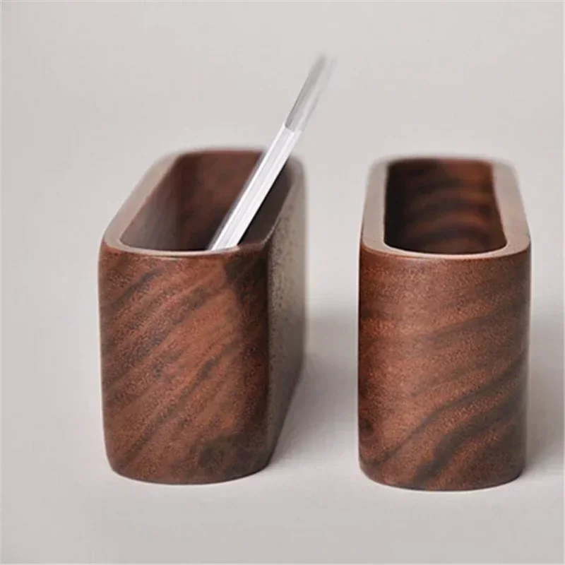 Wooden Business Card Holder No - Jewelry Making Business recension och pris