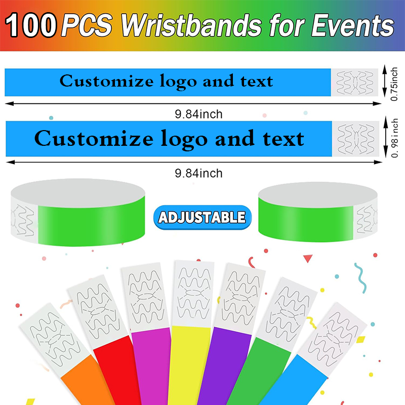 Custom Wristband Paper Tickets - Making Custom Jewelry recension och pris