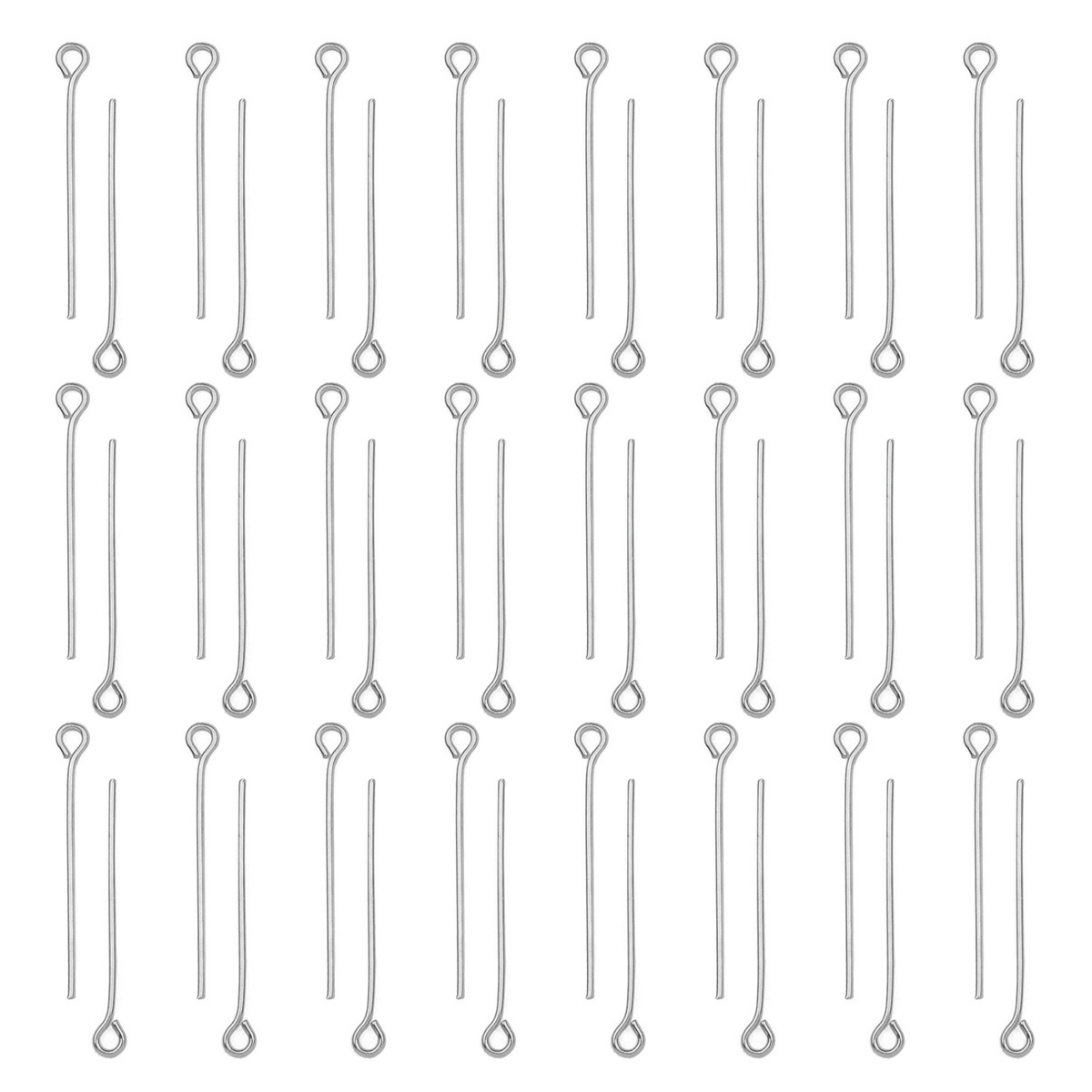 100Pcs/Lot Stainless Steel Eye - Jewelry Making Jig recension och pris