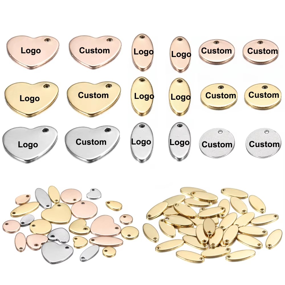 100pcs/lot Custom Laser Engrav - Making Custom Jewelry recension och pris