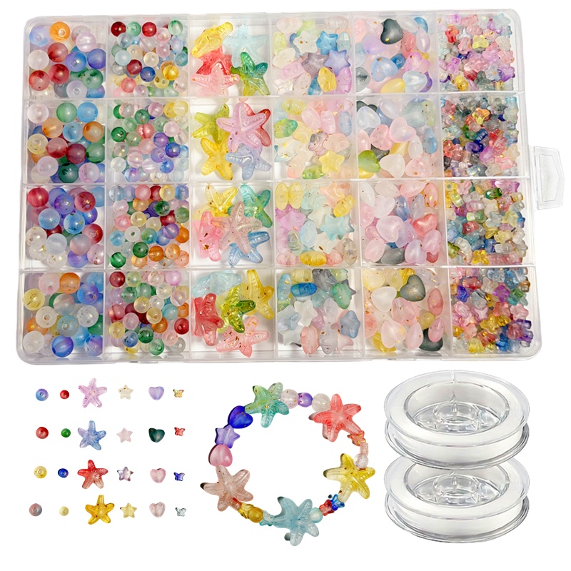 7-19mm 825pcs Matte Gradient L - Jewelry Making Box recension och pris