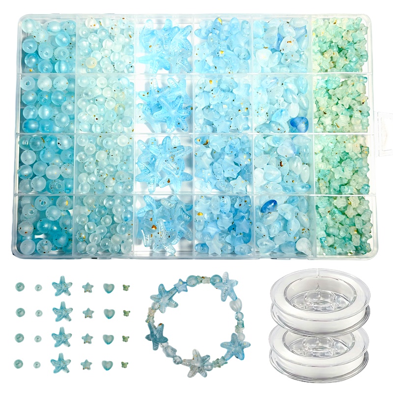 7-19mm 825pcs Matte Gradient L - Jewelry Making Box recension och pris